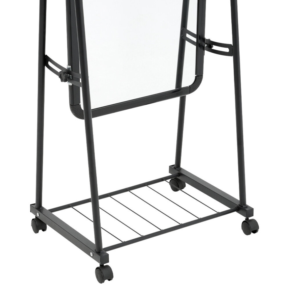 45cm-w-x-160cm-h-black-freestanding-rolling-full-length-mirror-with-storage-shelf-228018283.jpg